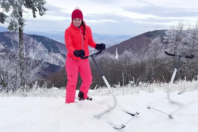 Sněhoběžky na Pustevnách