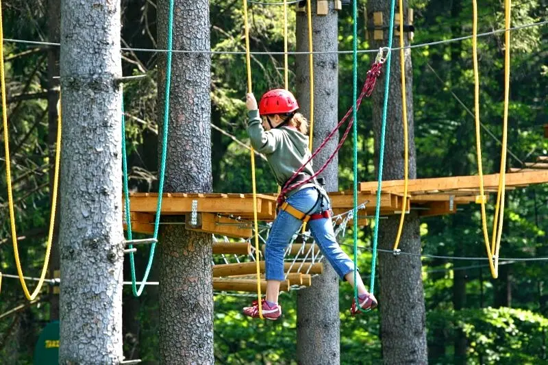 Horský lanový park Tarzanie